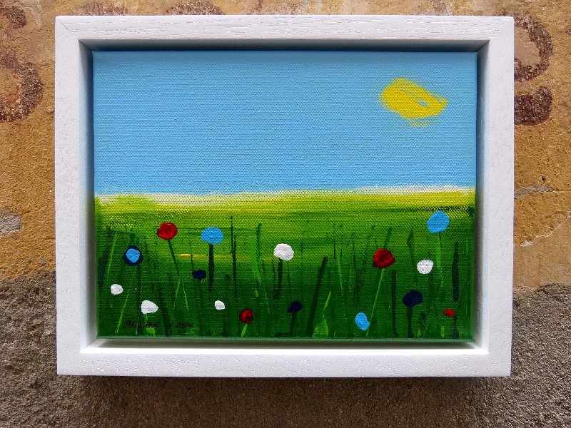 Blumenwiese 2014 17x23 (+ R), SOLD 